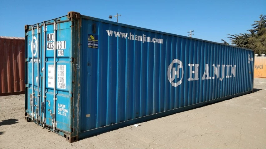 40ft Used Shipping Container Side by Conexwest