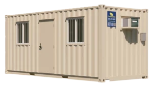 20ft On-Site Mobile Ground Level Office Container for Rent